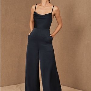 Fame and Partners Thais Jumpsuit Navy Size 8